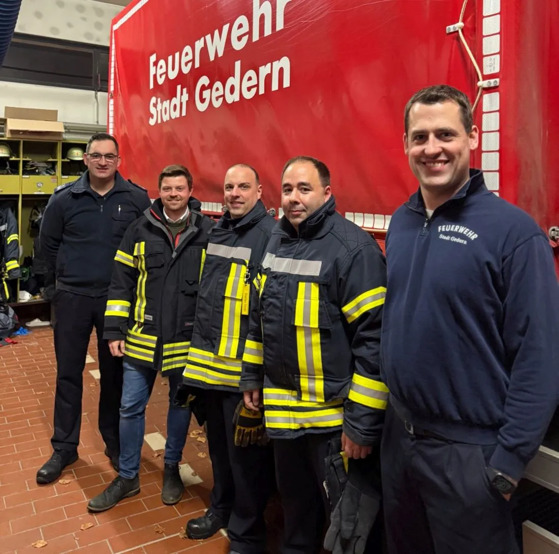 Patrick Appel besucht Feuerwehr AG