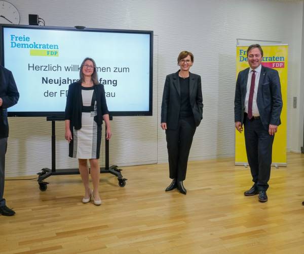 FDP-Neujahrsempfang: Mit Optimismus das Jahr 2022 bewältigen
