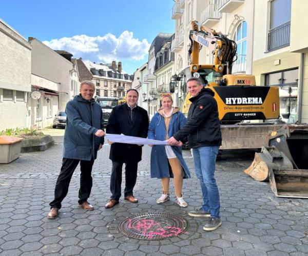 Bad Nauheim: Neugestaltung der Alicestraße hat begonnen